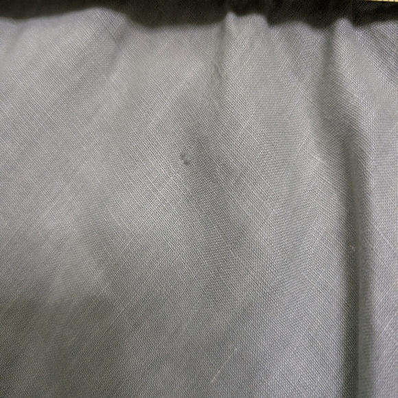 Zelie Linen Sage Vintage Fall/Spring Maxi Skirt with Lace Detail Size Large - Picture 10 of 12